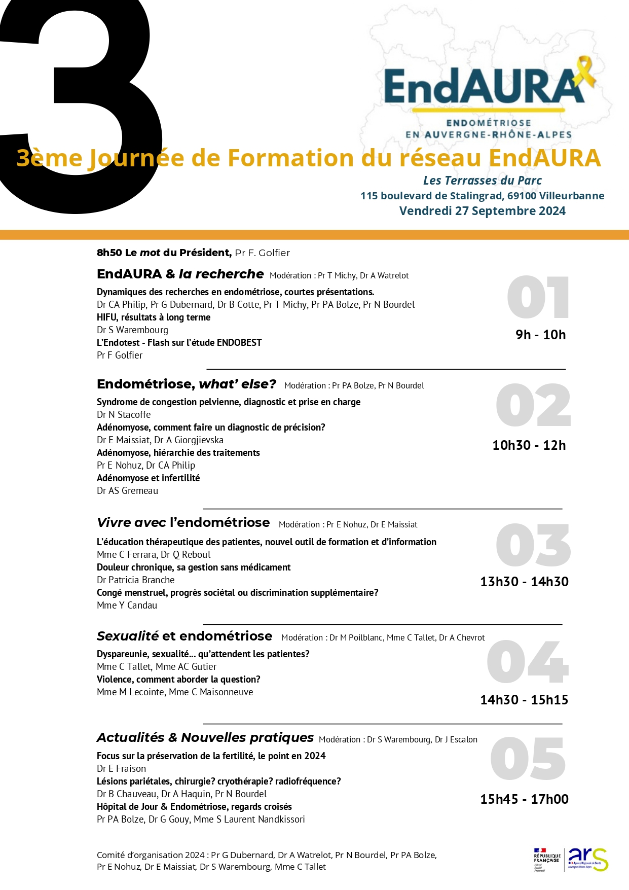 3e journée de formation EndAURA